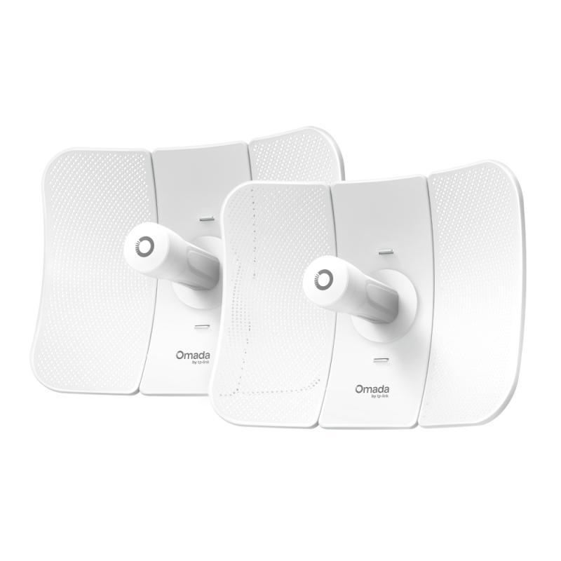 TP-Link Omada Beam Bridge 5 UR KIT (AC867) 5GHz 2-Stream IP65 Outdoor Wi-Fi 5 Wireless Bridge with 1GbE x1 (PoE+ 15.8W)