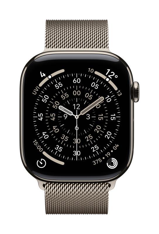 Curea pentru Apple Watch 46mm Natural Milanese Loop - M/L