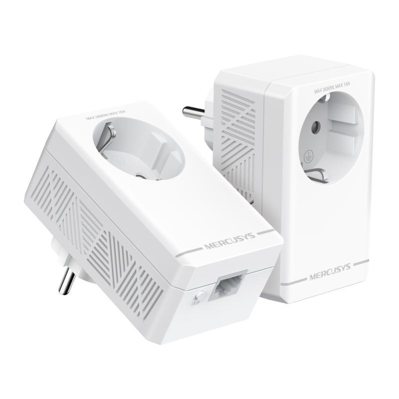 AV1000 Gigabit Passthrough Powerline Starter Kit KIT: 2× MP500P SPEED: 1000 Mbps Powerline SPEC: 1× Gigabit Port