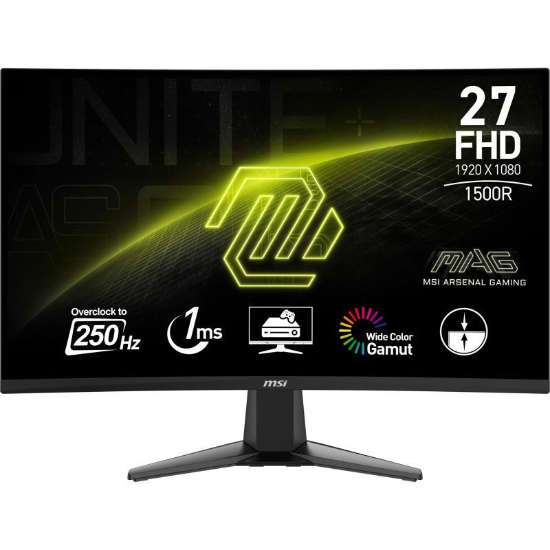Monitor Consumer MSI MAG 27C6X, 27", 1920 x 1080 pixeli, Black, 2 ani Garantie