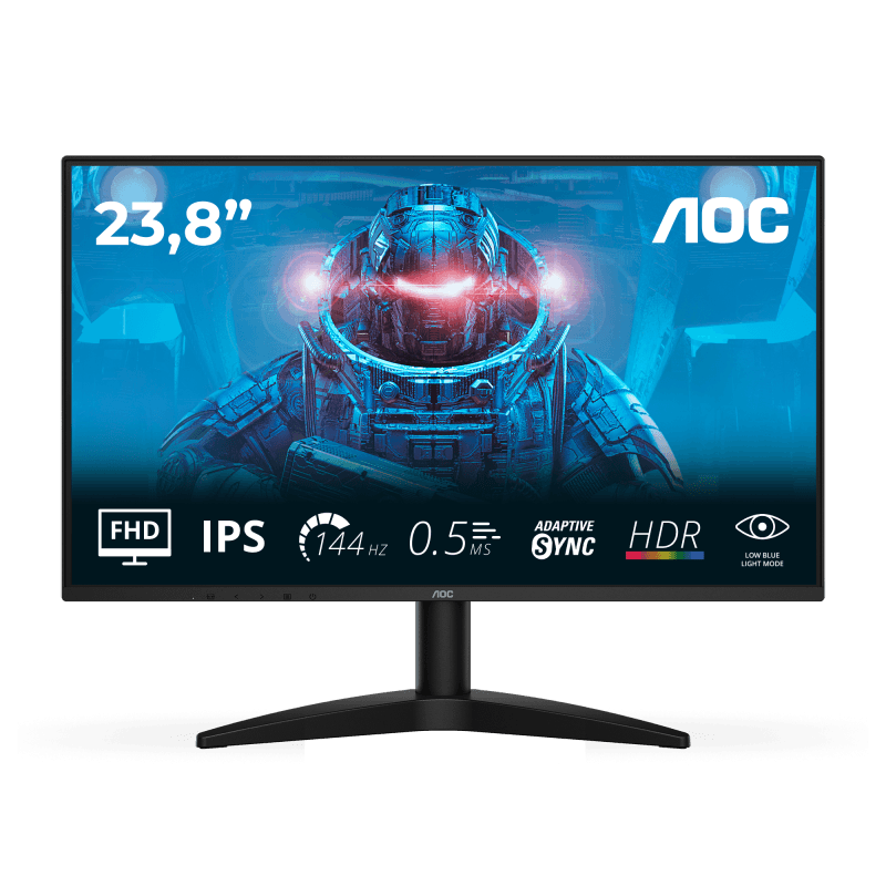 Monitor Gaming AOC 24B36X, 23.8", 1920 x 1080 pixeli, Black, 3 ani Garantie