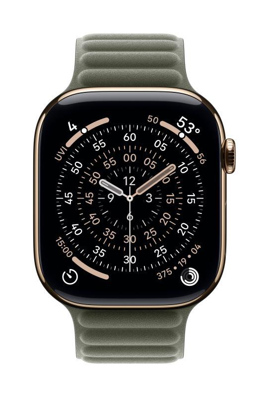 Curea pentru Apple Watch 46mm Sage Gray Magnetic Link - S/M