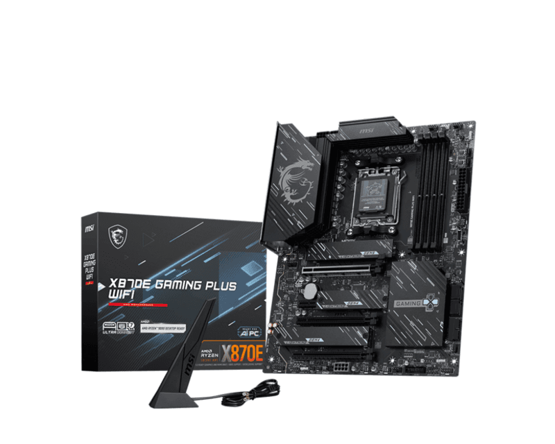 Placa de baza MSI X870E GAMING PLUS WIFI, Socket AM5, DDR5, ATX