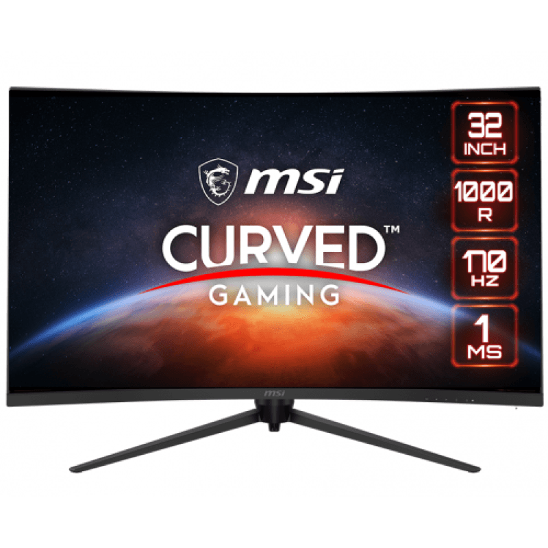 Monitor Consumer MSI Optix G321CQP E2, 31.2", 2560 x 1440 pixeli, Black, 3 ani Garantie