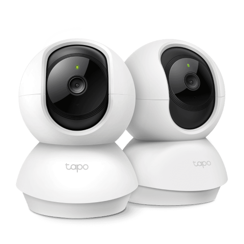 Pan/Tilt Home Security Wi-Fi Camera, 2-Pack SPEC: 1080p, 2.4 GHz, Horizontal 360º FEATURE: Pan/Tilt