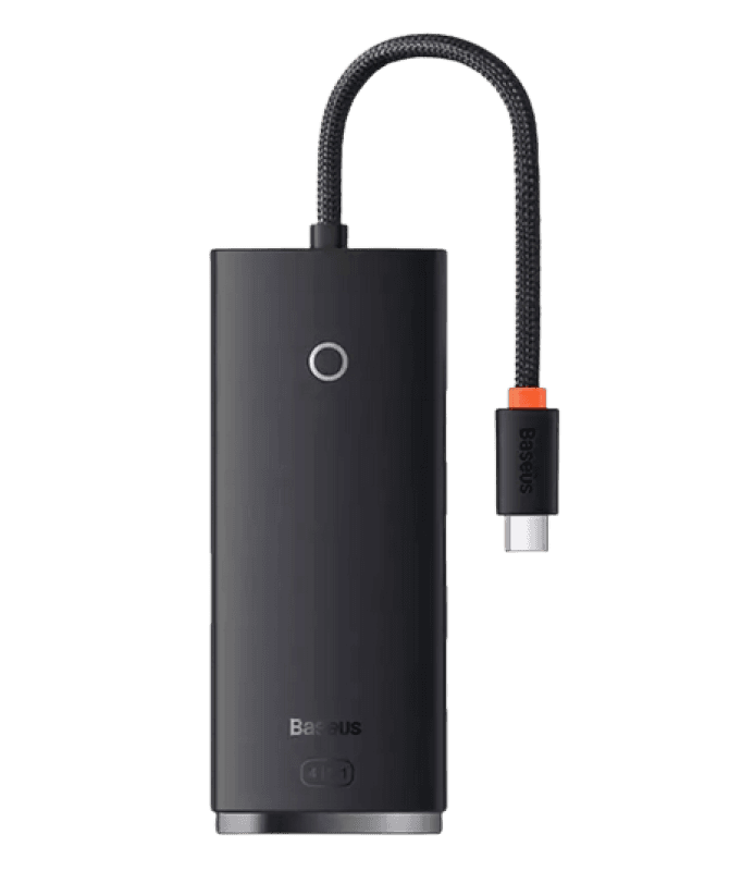 Hub USB Baseus Lite, USB-C, 5 porturi, Negru