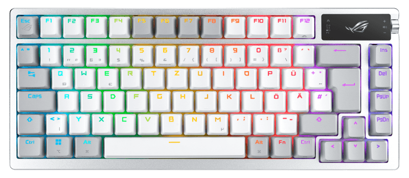 Tastatura Mecanica Gaming ASUS ROG Azoth, RGB, USB, Alb