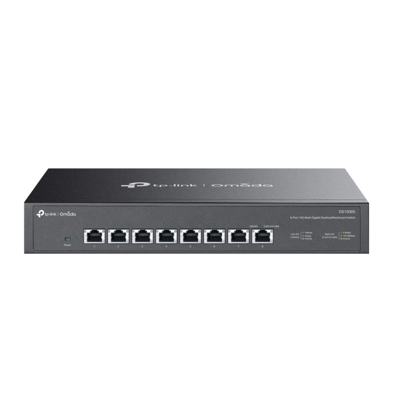 Switch TP Link Omada 8-Port 10G , standarde IEEE 802.3, 802.3u, 802.3ab, 802.3x, 802.1p, 802.3an, 802.3bz