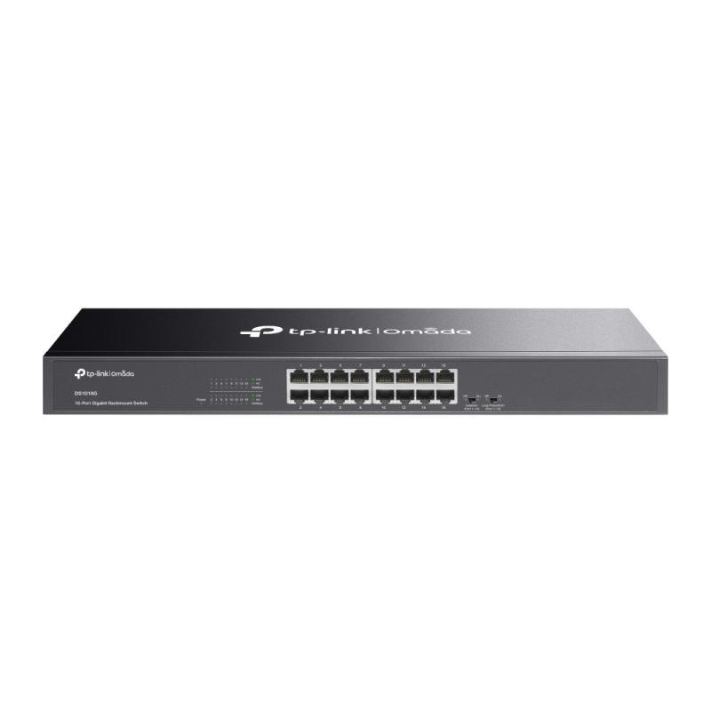 Omada 16-Port Gigabit Switch PORT: 16× Gigabit RJ45 Ports SPEC: 1U 19-inch Rack-mountable Steel Case FEATURE: Plug and