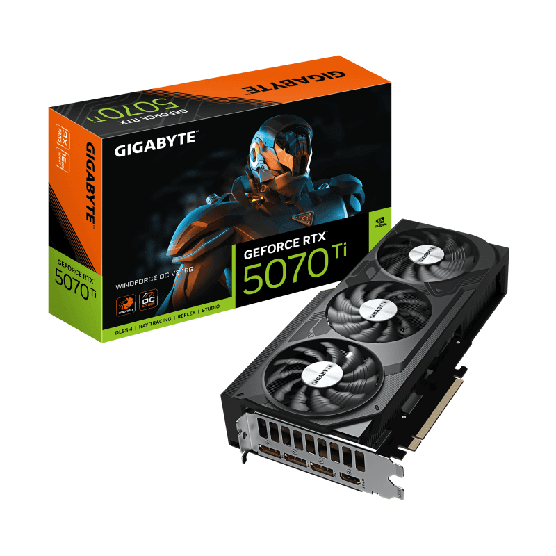 Placa video Gigabyte GeForce RTX 5070 Ti, 16GB GDDR7, PCI Express 5.0, 256-bit