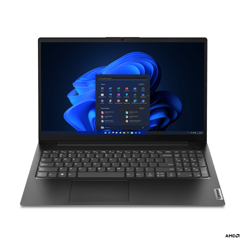 Laptop SMB Lenovo V15 G4 AMN, cu procesor AMD Ryzen 3 7320U, 15.6'' TN, 16 GB LPDDR5, 512 GB SSD, AMD Radeon 610M