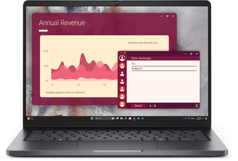 Laptop Business DELL Pro 14, cu procesor Intel Core 5 120U, 14'' IPS, 16 GB DDR5, 512 GB, Intel Graphics, Linux