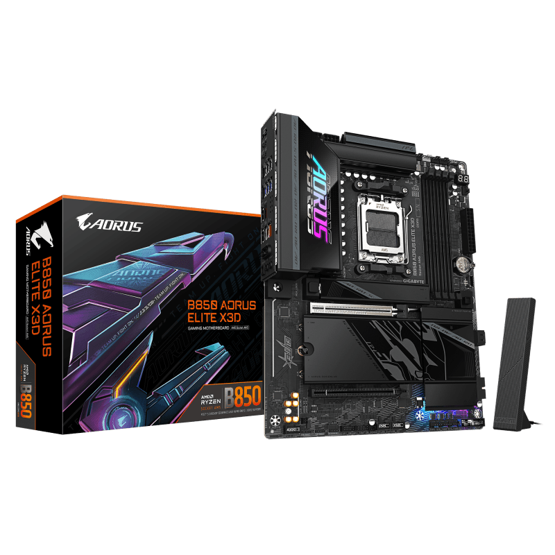 Placa de baza Gigabyte B850 AORUS ELITE X3D, Socket AM5, DDR5, ATX