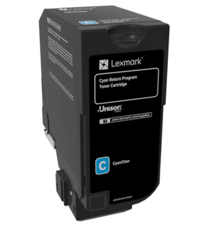 Toner Lexmark 74C20C0, Cyan