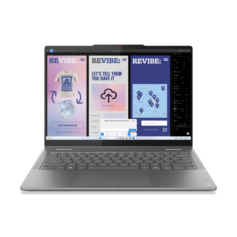 Laptop Consumer Lenovo Yoga 7 2-in-1 14ILL10, cu procesor Intel Core Ultra 7 256V, 14'' OLED, 16 GB LPDDR5x, 1 TB