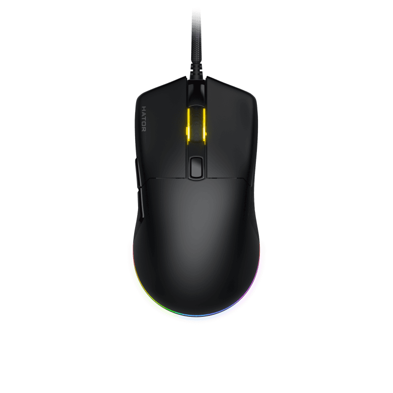 Mouse Gaming Hator Pulsar 3, 12000 dpi, negru