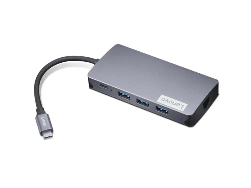 Docking station Lenovo 150 USB-C Travel Dock, USB Type-C, 100W, Gri, 3 ani Garantie