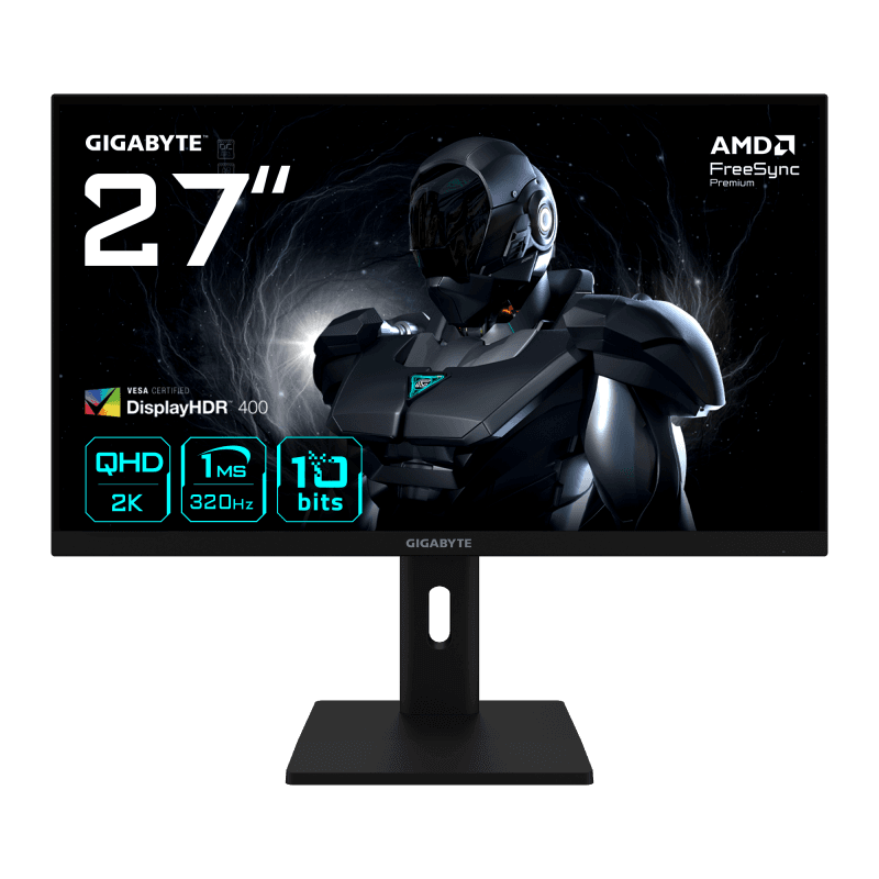 Monitor Gaming Gigabyte G27Q3, 27", 2560 x 1440 pixeli, Black, 3 ani Garantie