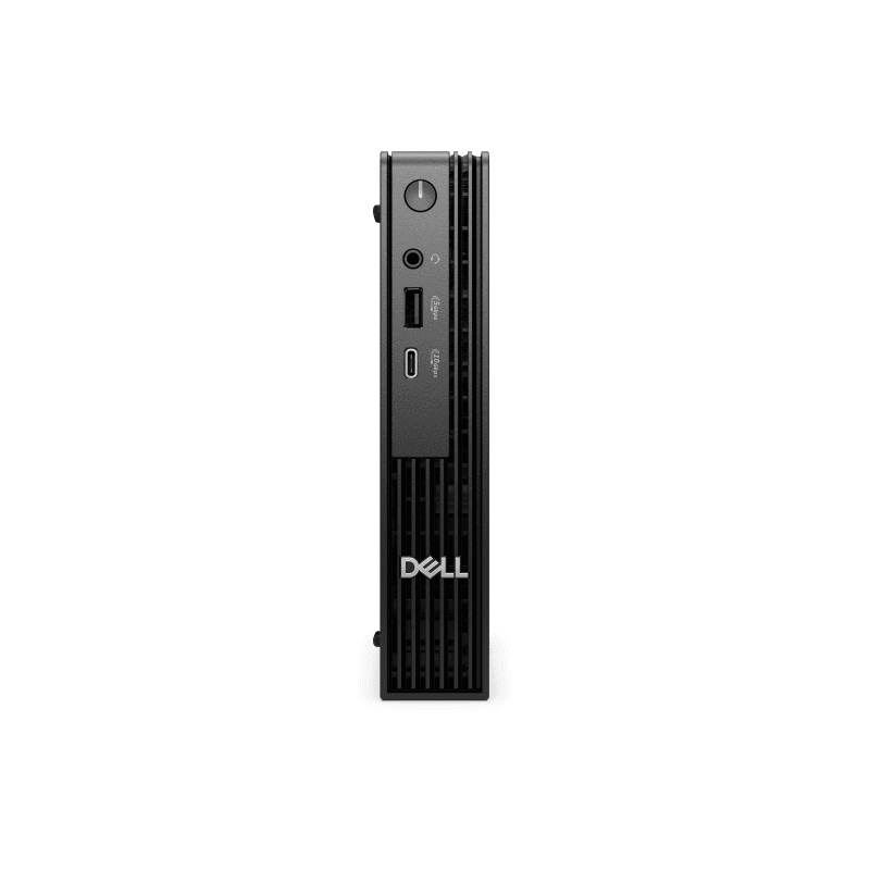 Desktop Consumer DELL Pro Micro QCM1250 cu procesor Intel Core i3-14100T pana la 4.4 GHz, 8 GB DDR5, 512GB SSD