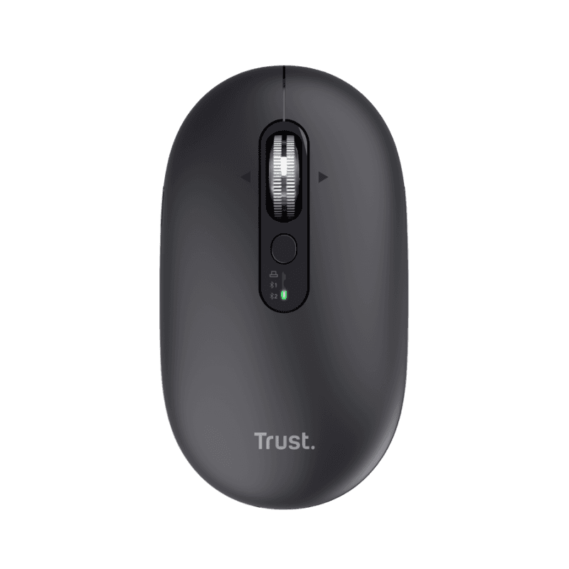 Mouse Wireless Trust Seron Slim Multi, 3200 dpi, Negru