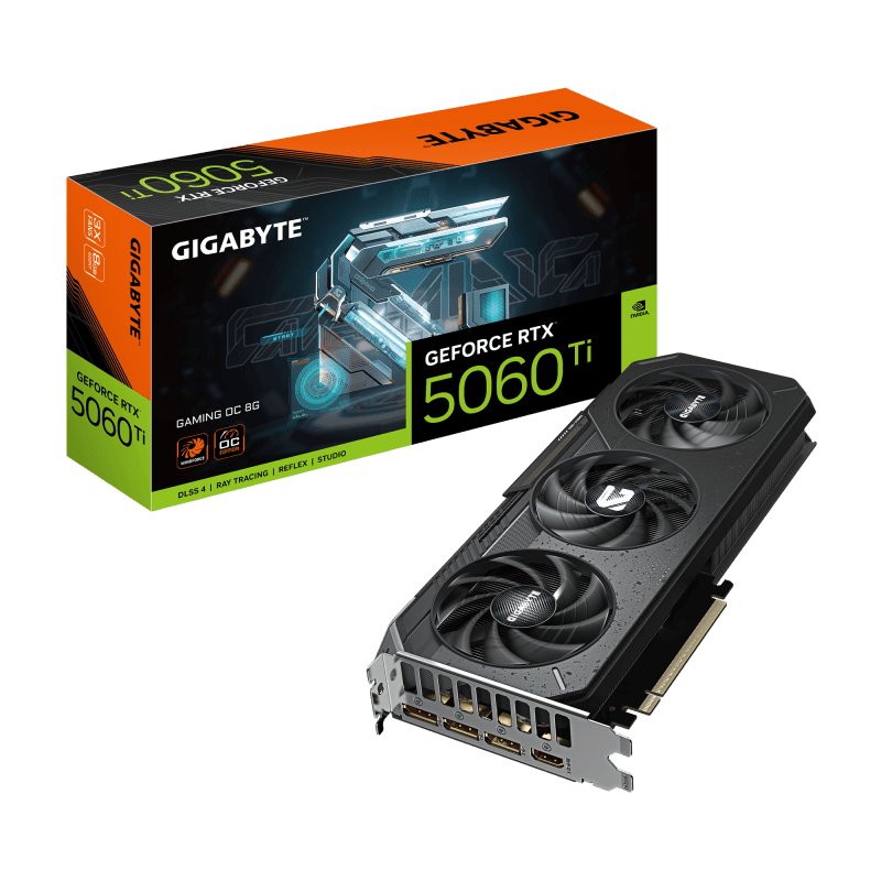 Placa video Gigabyte GeForce RTX 5060 Ti, 8GB GDDR7, PCI Express 5.0, 128-bit