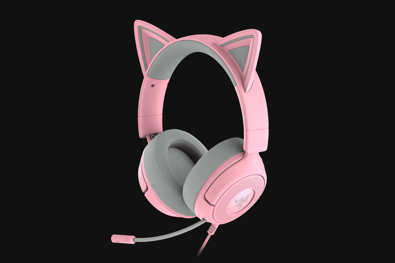 Casti Gaming Head-band Razer Kraken Kitty V3 X, Wired, Roz