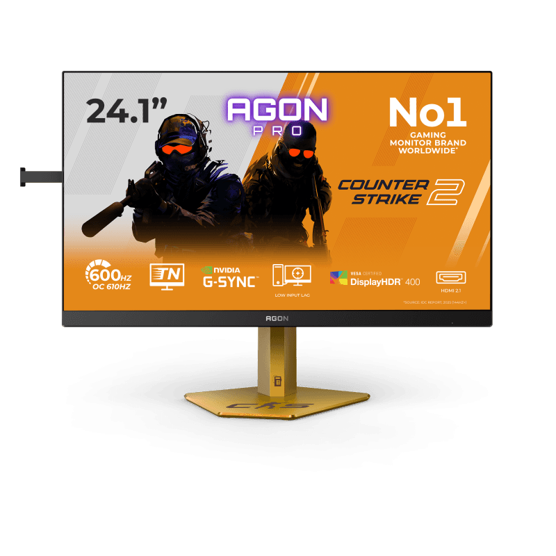 Monitor Gaming AOC AGON PRO CS24A, 24.1", 1920 x 1080 pixeli, Black, 3 ani Garantie