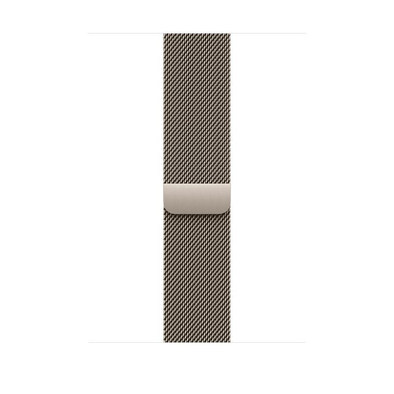 Curea pentru Apple Watch 46mm Natural Milanese Loop - M/L