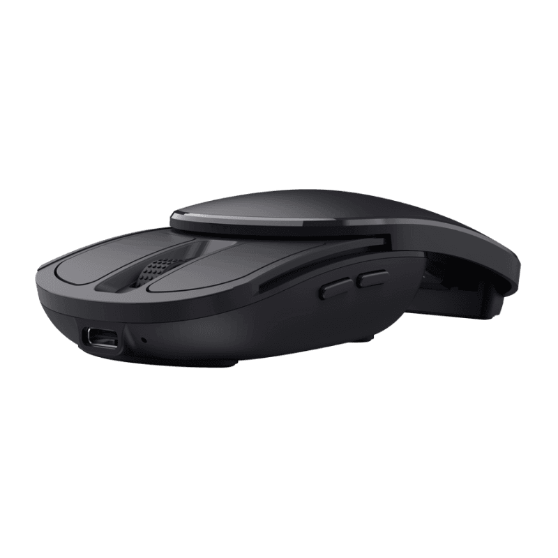 Mouse Wireless Trust Zylo Pocket Foldable, 2400 dpi, Negru