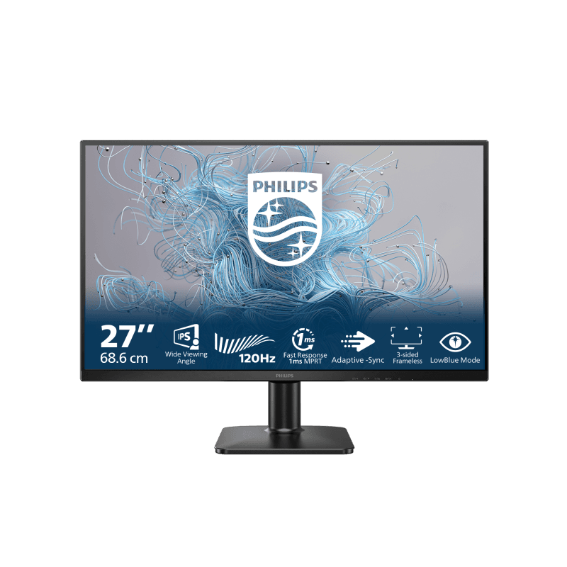 Monitor Consumer Philips 27E2N1110/00, 27", 1920 x 1080 pixeli, Black, 3 ani Garantie