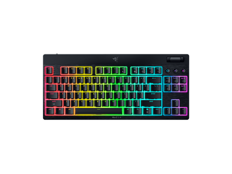 Tastatura Mecanica Gaming Razer BlackWidow V4 Low-Profile Tenkeyless HyperSpeed, RGB, Wireless, Negru