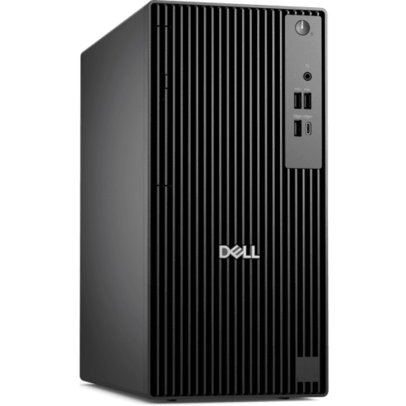 Desktop Business Dell Pro QCT1255 cu procesor AMD AMD Ryzen 7 PRO 8700G pana la 5.1 GHz, 32 GB DDR5, 1TB SSD