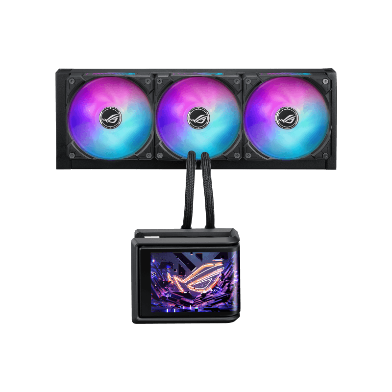 Cooler Procesor ASUS ROG Ryuo IV SLC 360 ARGB, Lichid, 12 cm, 3 ventilatoare, aRGB