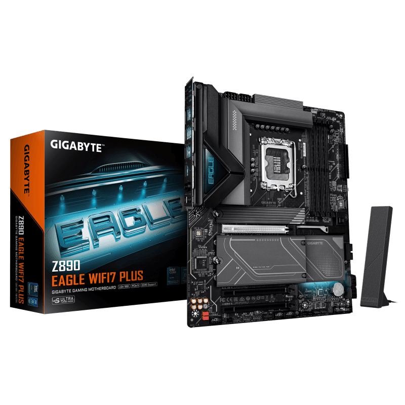 Placa de baza Gigabyte Z890 EAGLE WIFI7 PLUS, Socket 1851, DDR5, ATX