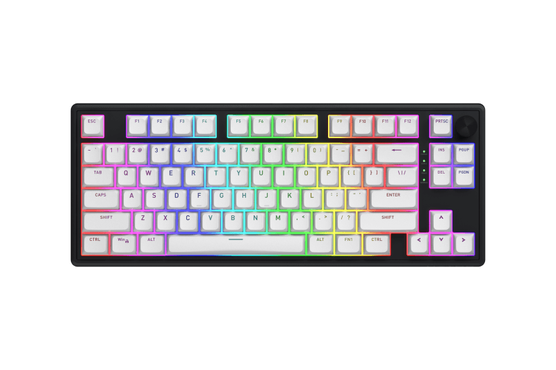 Tastatura Mecanica Gaming HATOR Skyfall 80 MAG ULTRA 8K, RGB, USB, negru