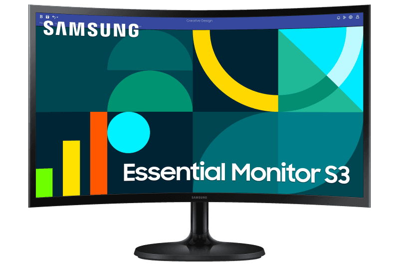 Monitor Samsung 24" LS24D360GAUXEN, Curvature: 1800R, Diagonal (inch): 24, Diagonal (cm): 60.96, Aspect ratio: 16:9