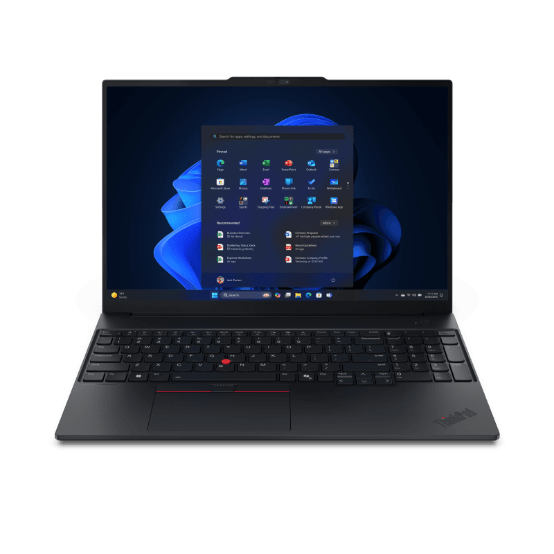 Laptop Business Lenovo ThinkPad E16 Gen 3 Copilot+ PC, cu procesor Intel Core Ultra 7 258V, 16'' IPS, 32 GB LPDDR5x