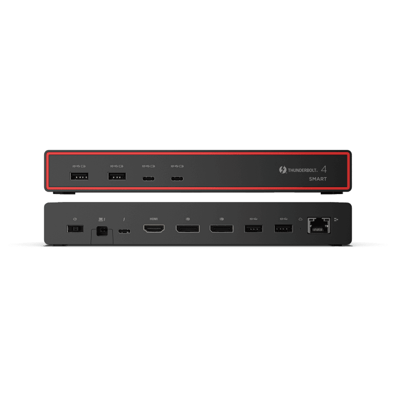 Docking station LENOVO ThinkPad Thunderbolt 4 Smart Dock Gen2 7500, Thunderbolt, 135W, Negru, 3 ani Garantie