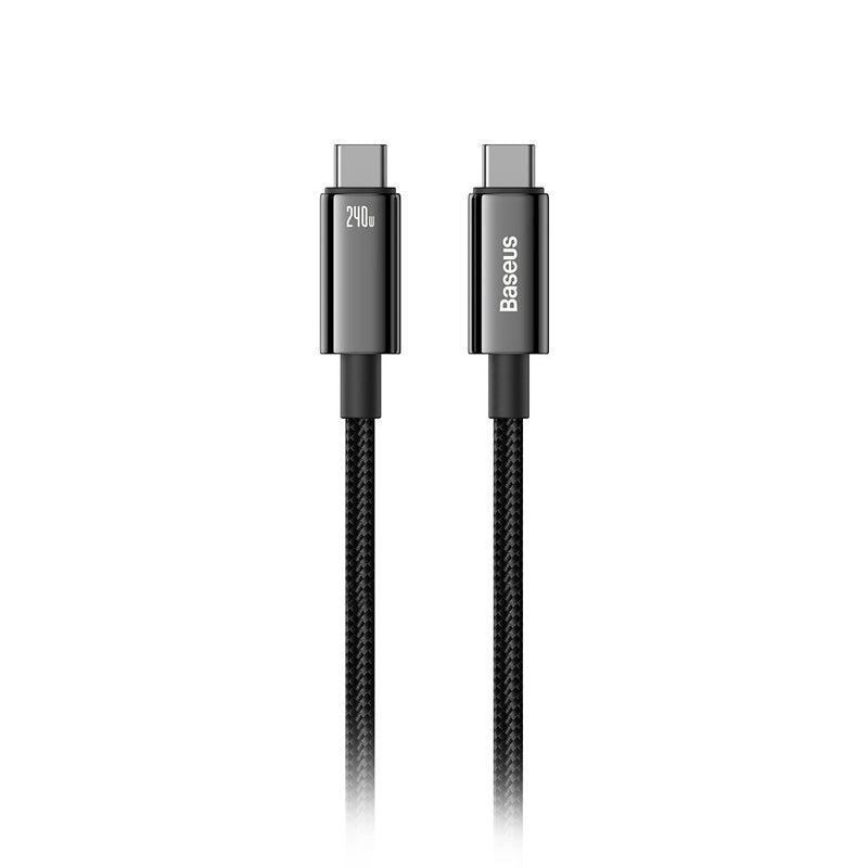 Cablu alimentare si date Baseus Tungsten Gold, Fast Charging Data Cable pentru smartphone, USB Type-C la USB Type-C