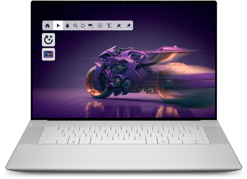 Laptop Consumer DELL 16 Premium DA16250, cu procesor Intel Core Ultra 7 255H, 16.3'' OLED, 32 GB LPDDR5x, 1 TB