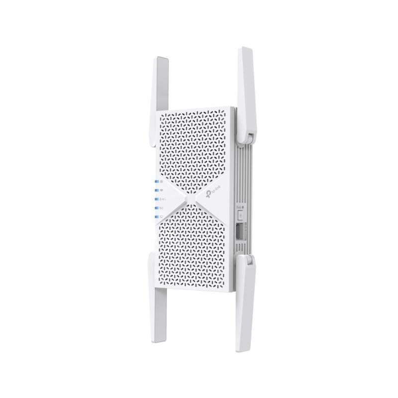 TP-Link BE6500 Dual-Band Wi-Fi 7 Range Extender, 1× 2.5 Gbps Ethernet Port, 100-240V~50/60Hz 0.3A, 4 External Antennas