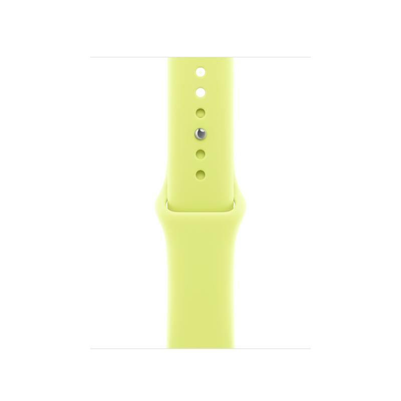 Curea pentru Apple Watch 42mm Neon Yellow Sport Band - M/L