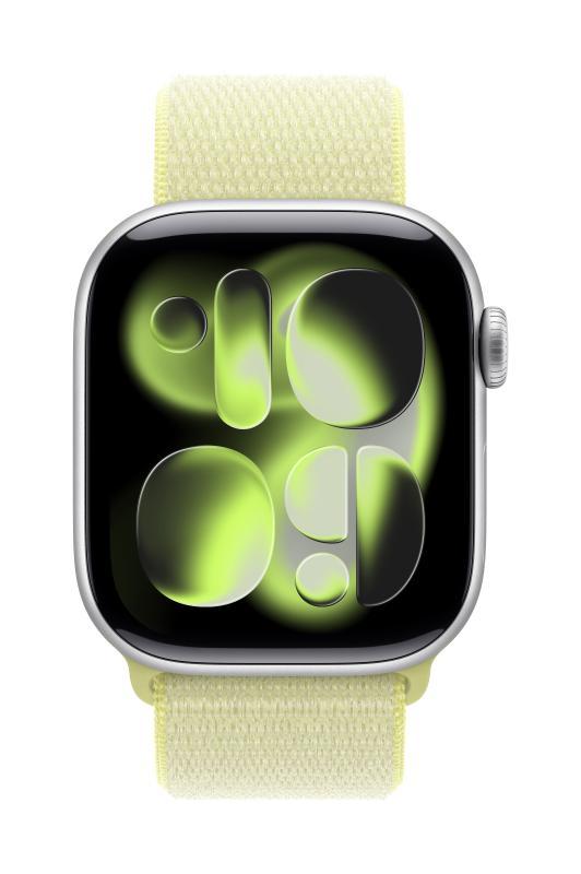 Curea pentru Apple Watch 42mm Neon Yellow Sport Loop