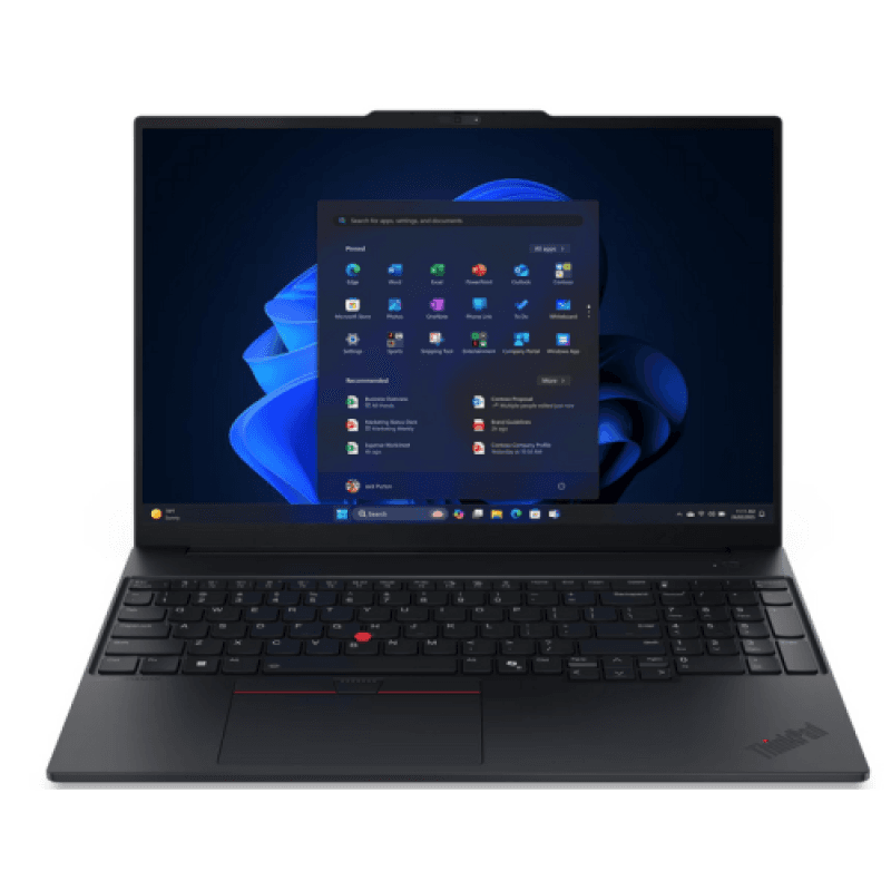 Laptop Business Lenovo ThinkPad E16 Gen 3, cu procesor Intel Core Ultra 7 256V, 16'' IPS, 16 GB LPDDR5x, 1 TB