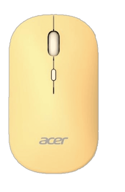 Mouse Wireless Acer AMR130, 1600 dpi, Galben