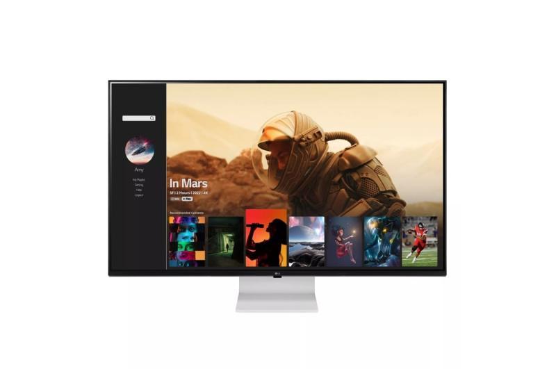Monitor Consumer LG 43SQ700S-W, 42.5", 3840 x 2160 pixeli, White, 3 ani Garantie