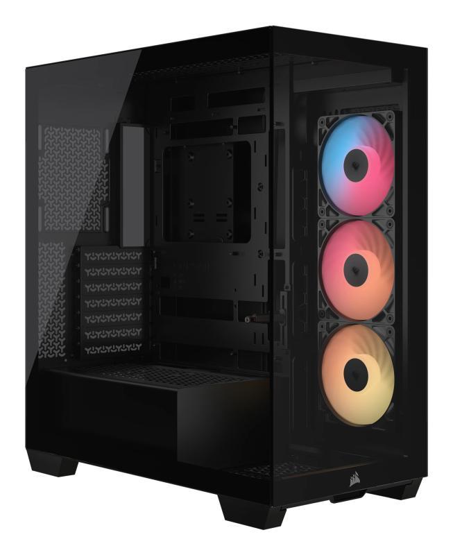 Carcasa Corsair 3500X RS-R ARGB, Mid Tower, Black