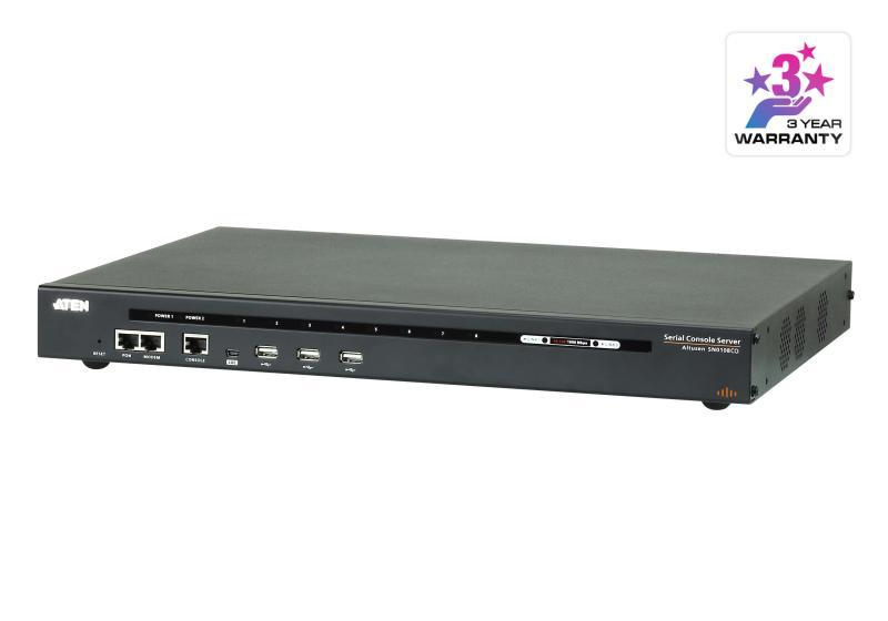 ATEN SN0108CO-AXA-G. Console port: RJ-45/Mini-USB. Dimensions (WxDxH): 329.8 x 437.2 x 44 mm