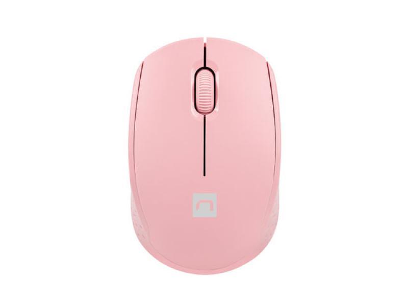 Mouse Wireless NATEC STORK, 1600 dpi, Roz
