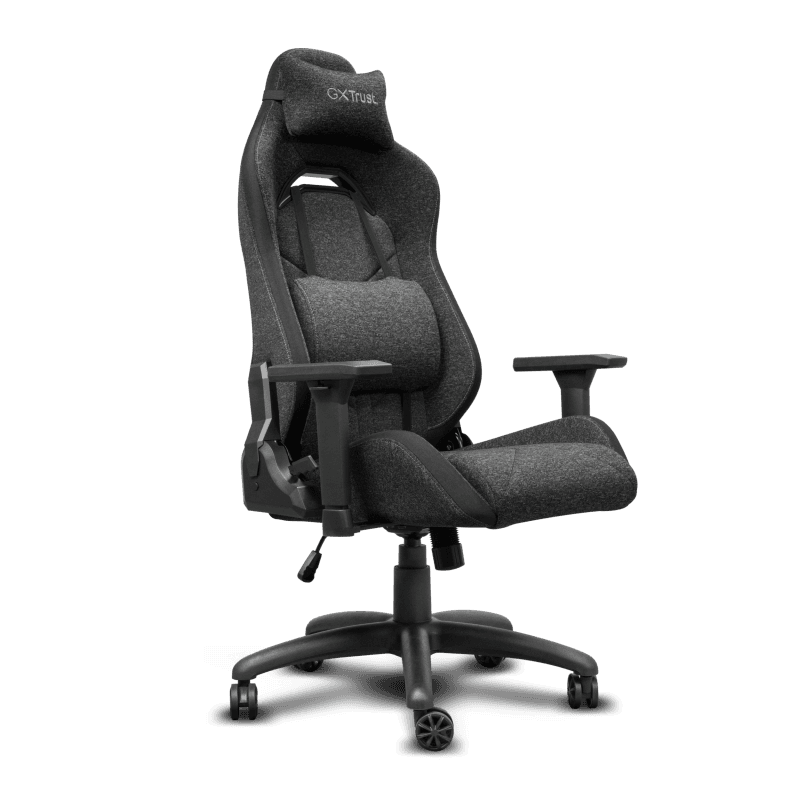 Scaun gaming Trust GXT 723 Ruya Comfortable, 5 roti, ridicare pe gaz clasa 4, adjustabil pe inaltime